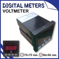 ดิจิตอลมิเตอร์ โวลท์มิเตอร์ Digital Meter มิเตอร์โวลท์ มิเตอร์ ขนาด 72x72 , 96X96 mm. มิเตอร์ดิจิตอล โวลท์มิเตอร์