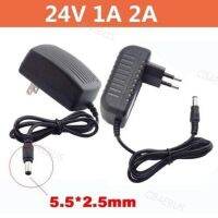 AC 100-240V DC Power Supply Adapter 24V 1A 2A Charger Lighting Transformer CB4 US EU UK selectable plugs