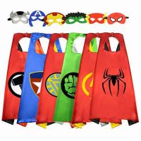 2021 New Kids Superhero Capes Halloween Costumes Superhero for Boys Girls Birthday Party Favor Cosplay Costume