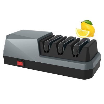 Electric Knife Sharpener- Knife Sharpeners, 3 Stage Electric Knife Sharpener, 3-Stage, EU Plug