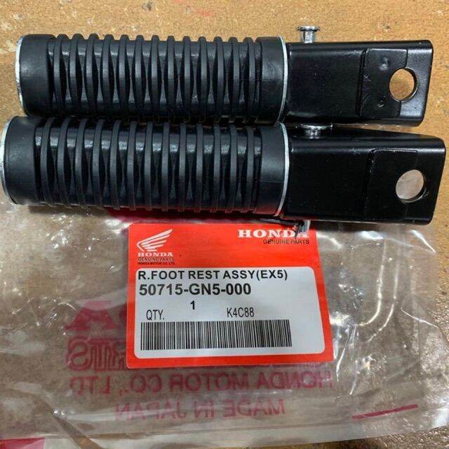 EX5 foot rest OEM (2 lapisan logam) pakai tahan Lazada Lazada