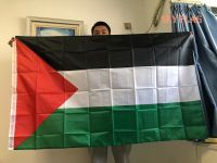 ♘✚▤ SKY FLAG Large Palestine Flag 150 x 90cm hanging High Quality Polyester Gaza Palestinian banner