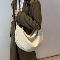 COD DSFERTGRYER Ins Japanese Large Canvas Bag Fashion Waterproof Nylon Messenger Bag Women Sling Bag Casual Shoulder Bag High Quality Crossbody Bag
