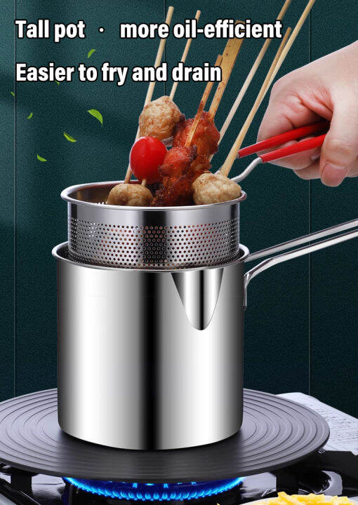 kansheng OilSaving Mini Fryer with Filter Compact and Practical Fryer