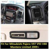 “{ 》} อุปกรณ์เสริมของ Lapetus สำหรับ Mitsubishi Pajero V97 V93 V80 Montero Limited 2009-2021หลังคาเต้าเสียบไฟฟ้ากระแสสลับช่องลมด้านหน้าขอบชุดตะแกรง