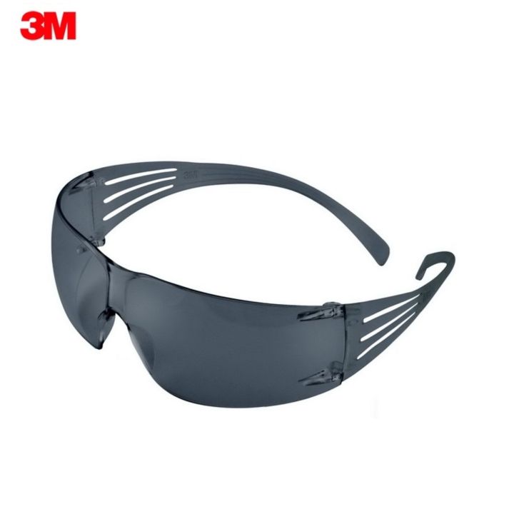 3M แว่นนิรภัย (แว่นเซฟตี้) SF202AF SECUREFIT แว่นตานิรภัย เลนส์เทา Safety Eyewear Protection