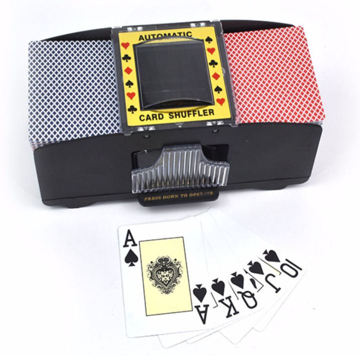 เครื่องสับไพ่อัตโนมัติ-ใช้เล่นเกมการ์ด-รองรับการ์ดทุกแบบ-game-card-card-shuffler-aut