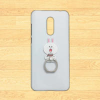 Phone Cover For Xiaomi Redmi 5 Plus Note 4X 3X 3S 4A 5A Mi 3 4 5S 6 A1 5X Max Mix 2 3D Cute Rabbit Finger Ring Stand Holder Back Hard Case