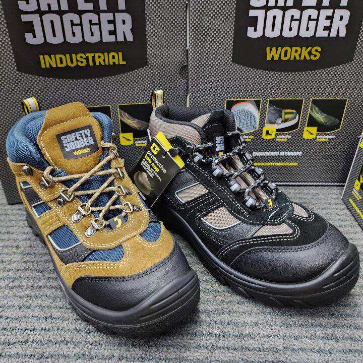 SAFETY JOGGER SAFETY SHOES / KASUT KESELAMATAN CLIMBER S3 & CAMEL X2000 (MID CUT) WITH SIRIM