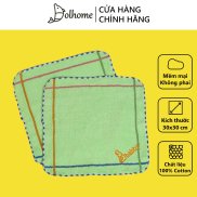 Khăn mặt cho bé 100% cotton kích thước 25x25cm mềm mại ,thấm hút