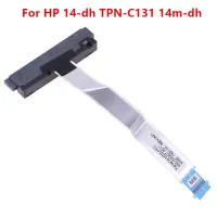 1ชิ้นขั้วต่อสายเคเบิล HDD ฮาร์ดไดรฟ์แล็ปท็อปสำหรับ HP TPN-C131 14-dh 14m-dh ฮาร์ดไดรฟ์ SATA ตัวเชื่อมต่อ HDD สายเคเบิลงอได้