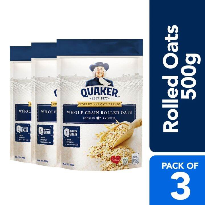 Quaker Rolled Oats 500g (Pack of 3) Lazada PH