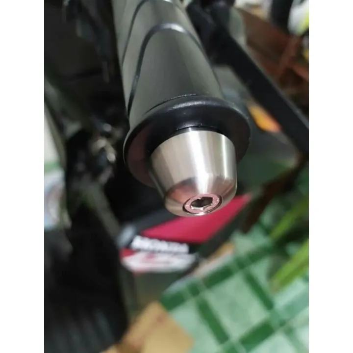 AUTHENTIC PURE 304 STAINLESS STEEL BAR END IN PAIR WITH FREE BOLTS Lazada PH