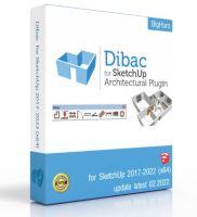 Dibac for SketchUp 2017-2023 plugin (Win/Mac) ช่วยในการเขียนแบบ ( ทักแชท Read chat)