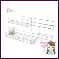 ชั้นคว่ำจานติดผนังใส่ช้อนเขียง 2 ชั้น EKONO 106E42-TIER WALL-MOUNTED DISH DRAINER RACK WITH CUTLERY HOLDER EKONO 106E4 **สินค้าแนะนำ**