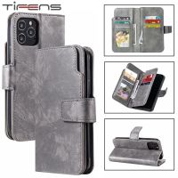 Leather Flip Wallet Case For iPhone 14 13 12 Mini 11 Pro X XS Max XR 7 8 6 6s 5 5s SE 2020 2022 Plus Magnetic Cards Phone Cover