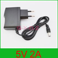 2023 1ชิ้นอะแดปเตอร์แปลง DC 5V 2000mA 2A AC 100-240V 5.5x ปลั๊กแหล่งจ่ายไฟ EU 2.1มม.