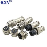 1Set GX16 Male &amp; Female 16mm Metal Circular Aviation Connector Socket Plug 2PIN 3PIN 4PIN 5PIN 6PIN 2P 3P 4P 5P 6P 7P 8P 9P WATTY Electronics