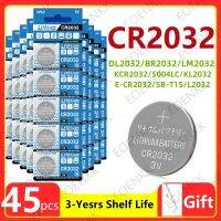 (มีในสต็อก) ใหม่45ชิ้น3โวลต์ CR2032ปุ่ม BR2032 ECR2032 LM2032 5004LC เหรียญเซลล์นาฬิกาของเล่นนาฬิกาการควบคุมระยะไกล **