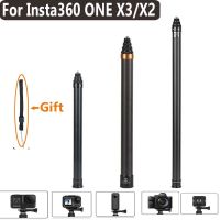 ไม้เซลฟี่ที่มองไม่เห็น300ซม. สำหรับ Insta360 X3แท่งขยายใหม่คาร์บอนไฟเบอร์ X2 RS สำหรับ Gopro/action Universal Accessories