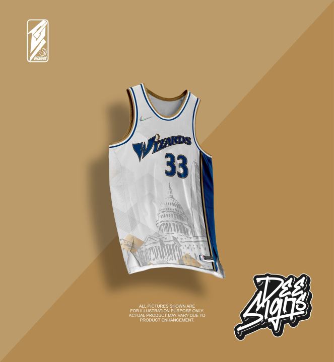 Latest-Washington Wizard Full Sublimated Basketball Jersey Designs