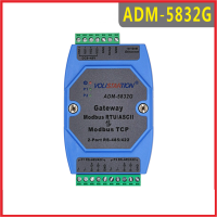 Lh3tih ADM-5832G มืออาชีพ MODBUS Gateway Rs485พอร์ต2ระดับอุตสาหกรรม/422 Modbus RTU ไปยัง Modbus TCP