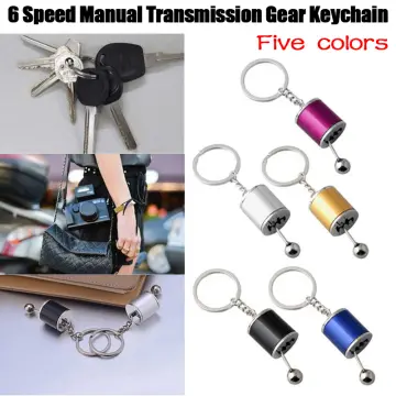 Six-Speed Gear Shift Keychain for Car Enthusiasts