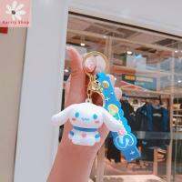 GARRIY ตุ๊กตาสร้างสรรค์ Cinnamoroll ทันสมัยอุปกรณ์กุญแจรถ3D คิตตี้พวงกุญแจน่ารักตุ๊กตา Kuromi สายคล้องกุญแจสไตล์เกาหลีจี้กระเป๋า