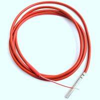 THLA3P 2 Wire PT1000 Temperature Sensor Thermistor Silicone Gel Coated 1.5Meters Probe 45mm x 5mm -50-180 Centigrade RTDs