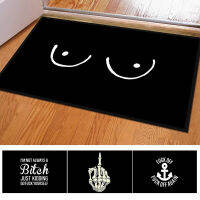 40x60cm/45*75cm Anti-Slip mat rugs Shop Home Decor Doormat Kitchen Bath rugs  Letter/Anchor/Skeleton Pattern Bedroom Soft Entrance Door Mat Soft Carpet Rugs