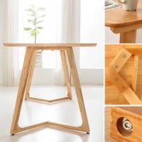 【MEET_U FURNITURE】พร้อมส่ง DINING TABLE 北欧V脚餐桌สไตล์นอร์ดิกสไตล์ญี่ปุ่นโต๊ะรับประทานอาหารไม้เนื้อแข็ง 1.5 ม  โต๊ะไม้เนื้อแข็ง