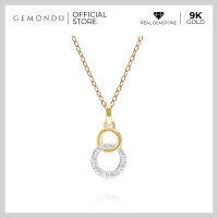 Gemondo จี้ทองคำ 9K ประดับเพชร (DIAMOND) รูปทรงเรขาคณิตทรงกลม (ไม่รวมสร้อย) : จี้ทอง จี้เพชร