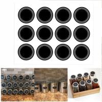 38mm Blackboard Sticker Easy To Erase Removable Spice Storage Sticker Blackboard Bottle Cans PVC J2T1