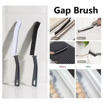 Multifunctional Gap Brush Crevice Cleaning Tool, Hard Bristle Crevice  Cleaning Brush, Stiff Angled Bristles Gap Cleaning Brush for Bathroom  Kitchen Window Slots Tiles(6pcs)
