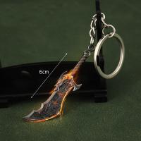 6cm of War 5 Kratos New Chaos Pendant Keychain for Men Metal Finder Fans Jewelry