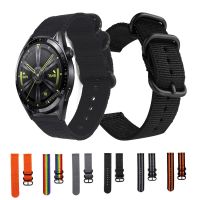 Gelang nilon 20mm 22mm untuk jam tangan Huawei GT 2 GT 3 42mm 46mm gelang olahraga antilembap untuk Huawei GT 3 Pro 43mm/Runner/Buds