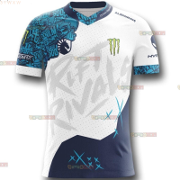 2023 new design- 2023 (สต็อกเพียงพอ) Liquid JERSEY KAOS BAJU TEAM GAMING DOTA2 CSGO ML AOV TEAM LIQUID RIFT RIVALS - LENGAN PENDEKคุณภาพสูง size:S-5XL