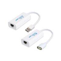 2pcs USB Extender 200m Over RJ45 Network CAT5E/6 Cable USB2.0 Converter Extension Adapter TX RX Sender Receiver  USB Network Adapters