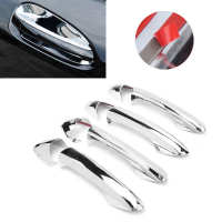 4Pcs Left Driver Chrome Car Exterior Door Handle Trim Covers For Mercedes Benz B C E GLK ML CLA W246 W204 W212 X204 W166 W117