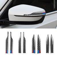 【CC】 2pcs E90 E60 F30 F34 F10 F20 X1 Car Rearview Mirror Sticker Strip Protector Anti-Collision Decals Styling Accessories