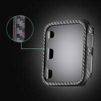 Carbon Fiber case+Strap For PG Watch band 44mm 40mm 45mm/41mm 42mm 38mm silicone correa bracelet iwatch series 3 5 6 SE 7by Hs2023