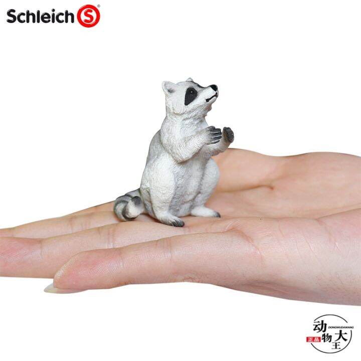 german-schleich-siles-new-simulation-wild-animal-model-raccoon-toy-baby-cognitive-enlightenment-ornament