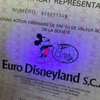 Euro Disneyland Depository Certificate - France stock bond  ปี ：1983