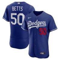 ยูเอสเครื่องแบบเบสบอลหลีกลอสแองเจลิสดอดจ์ Dodgers50 Mookie Betts ชุดเจอร์ซีย์เล่นกีฬาการค้าต่างประเทศ