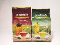 ชา ตรา Long Beach มี 2 แบบ (ชาดำอัสส้ม/ชาเขียวอัสส้ม)