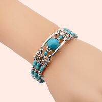 onlcicn Boho Vintage Turquoise Bracelet For Women