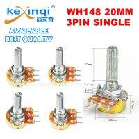 5pcs 3PIN 20mm WH148 single Linear Taper Rotary Potentiometer Resistor for Arduino 1K 2K B5K B10K B20K B50K B100K B250K B500K 1M