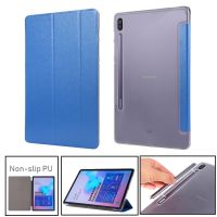 Funda Samsung Galaxy Tab S6 10.5 2019 SM-T860 SM-T865 Trifold Stand Tablet Case Leather Flip Coque Auto Wake/Sleep Smart Cover