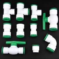 20/25mm Good quality Reverse Osmosis Quick Hose Connector Convert Elbow Straight RO Water Aquarium Pipe Fitting ppr(polypropylen Pipe Fittings Accesso