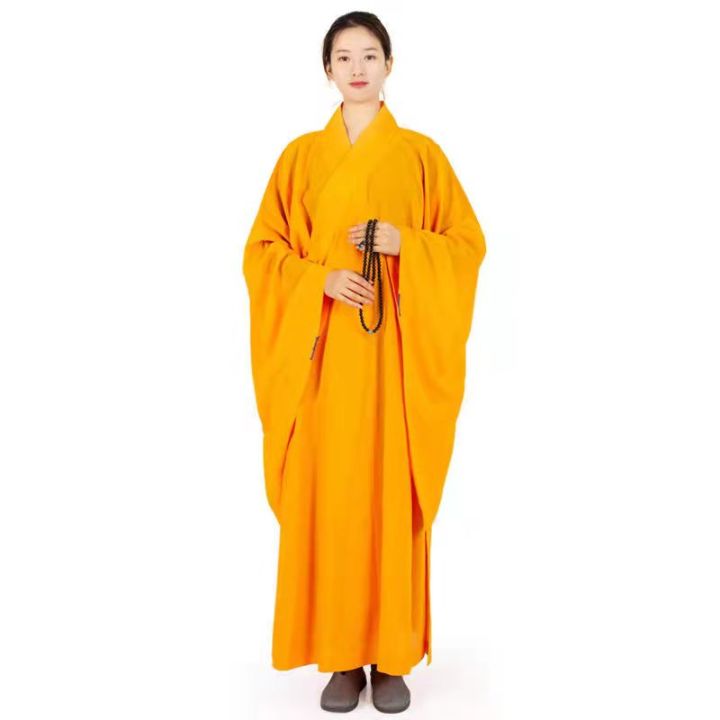 พร้อมสต็อก-ชุดเจ้าหญิงเส้าหลินเส้าจีนโบราณสำหรับพระชุดเสื้อผ้าพุทธศาสนาเสื้อผ้าพระ